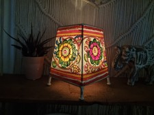 HAND PAINTED Floral Lamp Shade