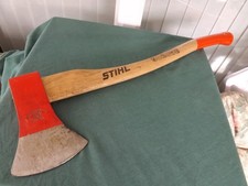 Genuine STIHL 1200 WOOD HANDLE HAND LOGING AXE FIREWOOD HATCHET WOOD CHOPPING