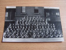 Group Soldiers in Uniform holding Rifles Military Vintage RP Postcard