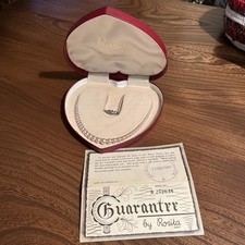 Rosita Berkeley Simulated Pearls in Original Heart Box & Paperwork 1966 Quality 