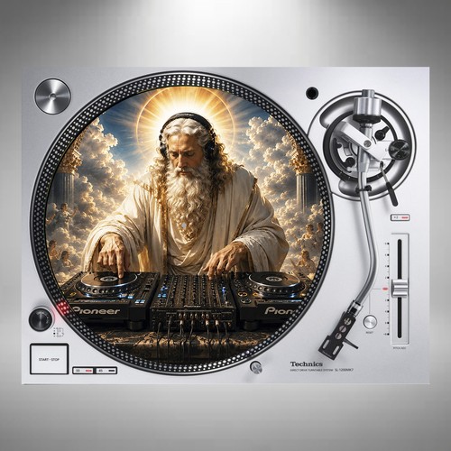 God slipmats turntable - god, is