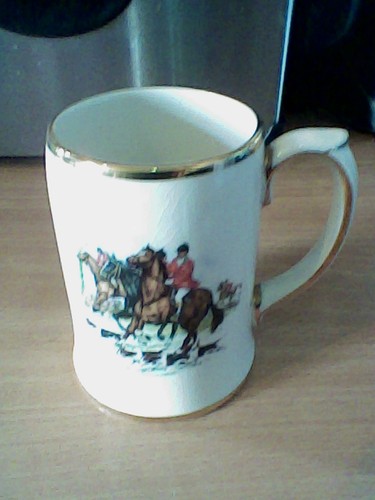 Vintage sadler hunting scene - sadler,