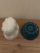 Vintage ceramic jelly moulds - ceramic,