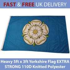 Heavy 5ft x 3ft Yorkshire Flag