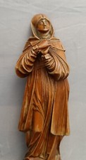 Hand Carved statue of St Anne church Religious Christian