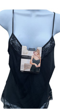 ROSIE FOR AUTOGRAPH SILK & LACE CAMISOLE(Black)