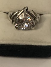 Diamonique 925 Silver Vintage