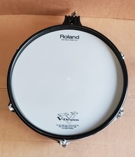 🤖🥁 Roland V DRUMS PD-125 12" Mesh snare tom 2 zone pad CLEANED! E*D*S #1 🤖🥁