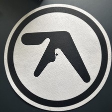 Official Aphex Twin logo slipmat Warp Bleep AFX