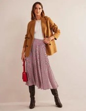 BODEN Pleated Midi Skirt R0433