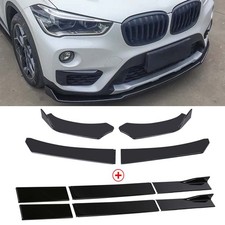 Side Skirt+Front Bumper Lip Splitter Spoiler For BMW 3 Series E90 E91 E92 E93 UK