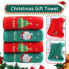 Santa Claus Towels Xmas Hand