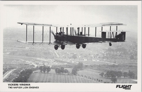 Vickers virginia real photo - vickers,