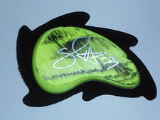 Simone Corsi Hand Signed Race Worn Knee Slider Moto3, Moto2, MotoGP 1.