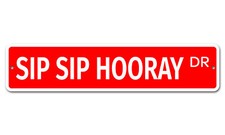 7435 SS Sip Sip Hooray 4" x