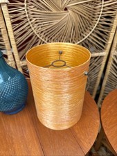 Vintage fibreglass orange lamp - fibreglass,