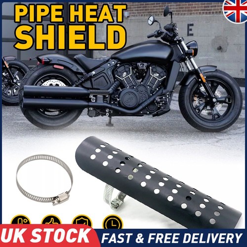 Motorcycle black exhaust - black,