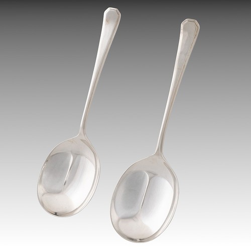 Sterling silver serving - silver, spoons