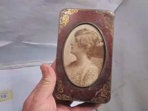 Rowntree tin rare design photo - tin,