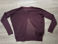 Sweaty Betty Women’s Burgundy Open Back Long Sleeve Yoga Top - Size Small