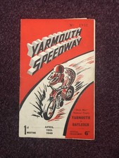 Speedway programme Yarmouth v Rayleigh 19th April 1949