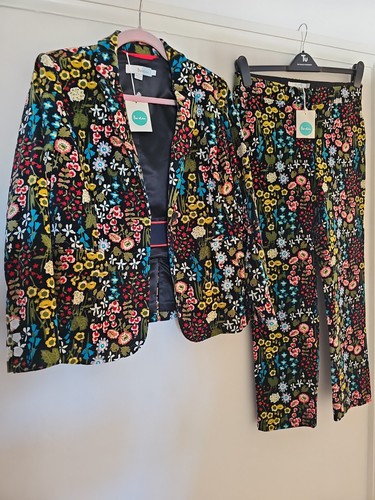Boden floral velvet trouser - floral,
