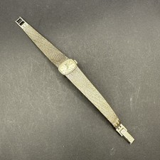 Ladies ROTARY Analogue Watch Silver Metal Stainless Steel Hand Wind Working