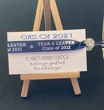 Personalised SCHOOL LEAVERS PROM festival style Wristband on personalised cards