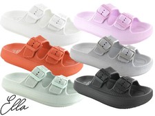 Womens Pillow Sliders Slides
