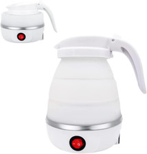 600ML Foldable Electric Kettle Camping Kettle Travel Kettle Silicone Portable
