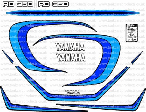 Yamaha rd350lc decal - rd350lc,