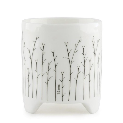 Porcelain flower planter east - flower,