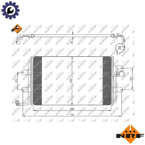 Condenser air conditioning - condenser,