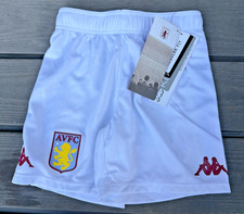 ASTON VILLA - FOOTBALL  SHORTS  CHILD (8Y )  - SEE MEASUREMENTS - BNWT