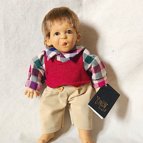 Vintage spanish boy doll mini - spanish,