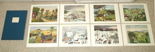 Vtg grandma moses portfolio - vtg,