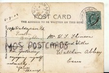 Genealogy Postcard - Thomson -