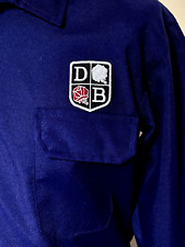 Superb David Brown DB Badged Zip Front Navy Boiler Suit Size XL 46-48" Chest