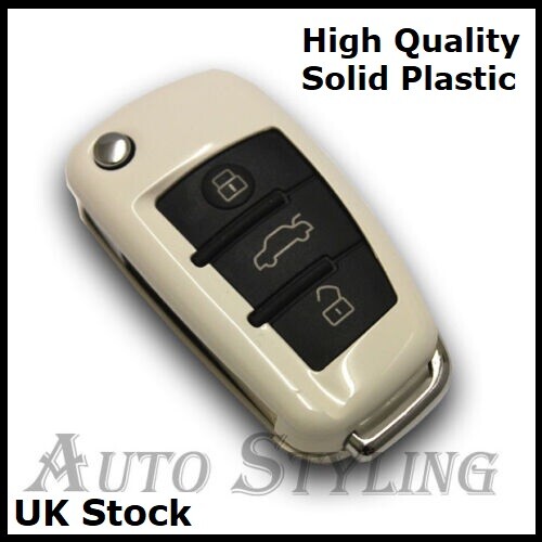 Audi white remote - audi, flip