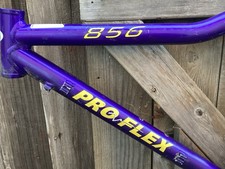 Pro Flex 856 Frame Large 20” Blue Noleen Coil Shock Vintage Mountain Bike MTB