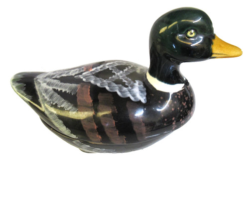 Vintage hand painted ceramic - painted,