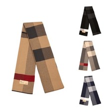 Royal Stallion Men`s Supersoft Luxury Woven Scarf Heritage Check MSC-10,Free 🚚