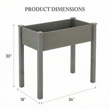  30-In Raised Garden Bed -