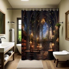 Library Shower Curtain