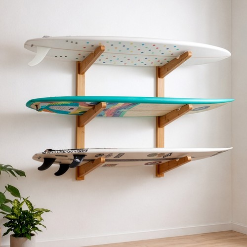 Tier wall mounted - wall-mounted, surfboard