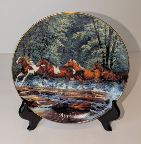 Vintage danbury mint april - vintage, "april"