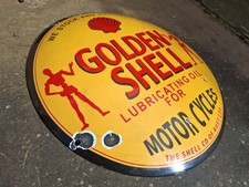 Golden Shell Oil Stick Man