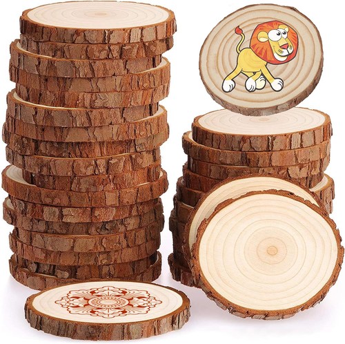 40pcs wooden slices wood - 40pcs,
