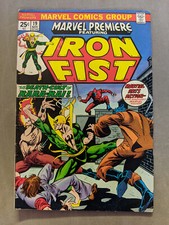 Marvel Premiere #19, Iron Fist, Marvel Comics, 1974, Ad for Hulk #181