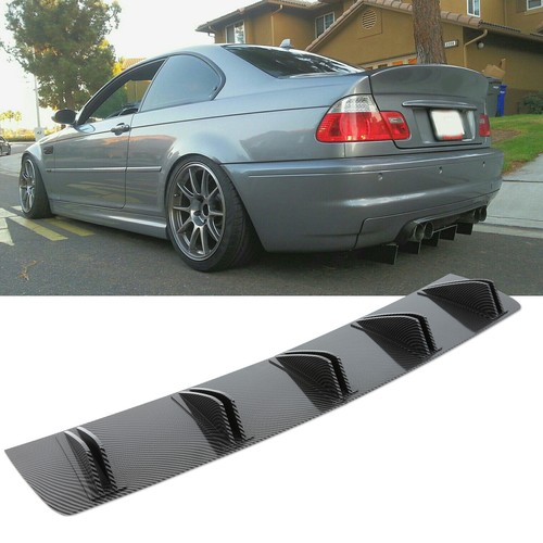 Rear bumper diffuser carbon - bumper,